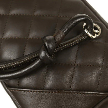 Chanel 2005-2006 Brown Calfskin Cambon Ligne Handbag