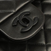 Chanel Black Lambskin Small Classic Double Flap Shoulder Bag