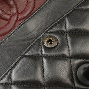 Chanel Black Lambskin Small Classic Double Flap Shoulder Bag