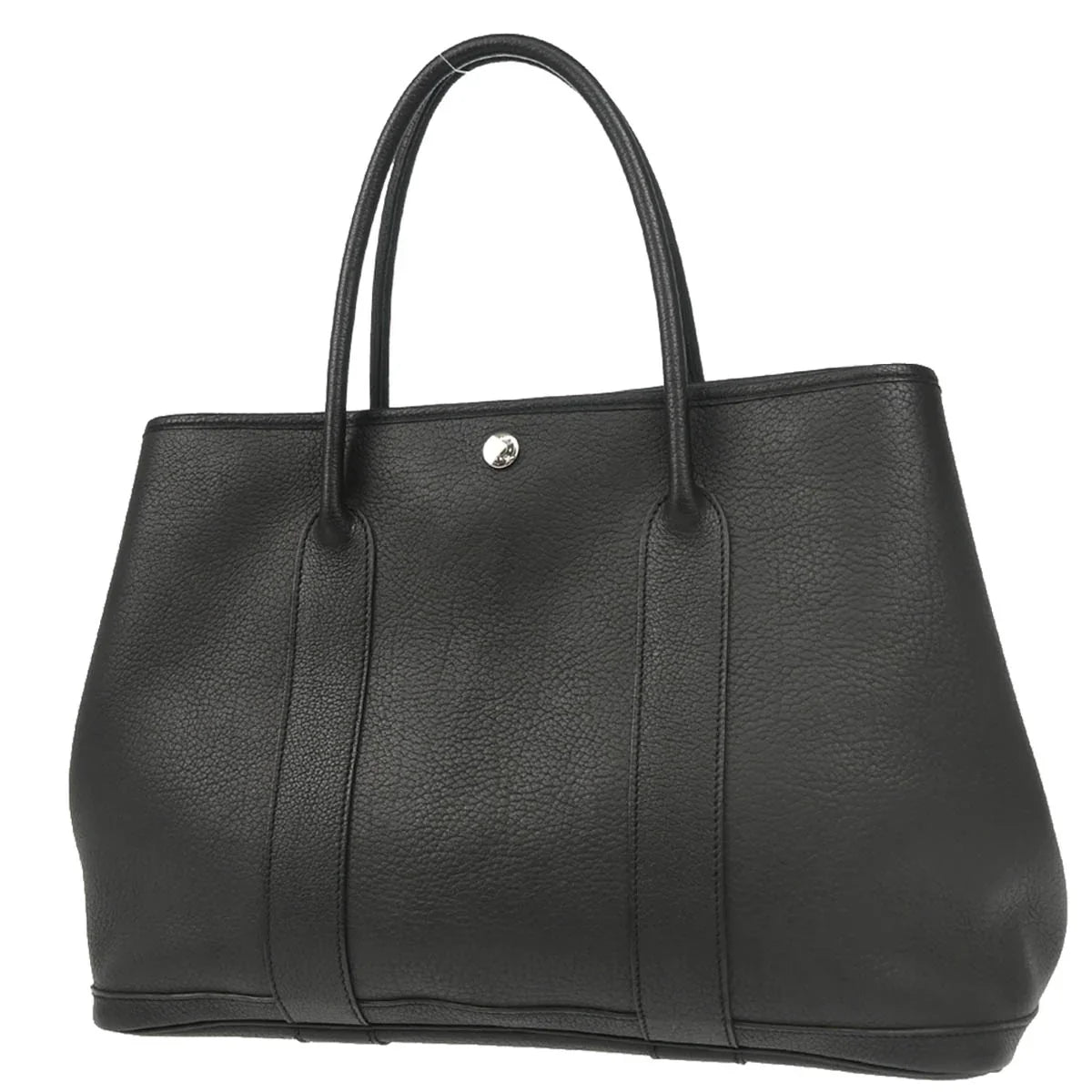 Hermes 2009 Black Negonda Garden Party 36 PM Tote Handbag