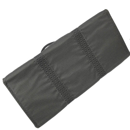 Hermes Gray Canvas Herline Tote TGM Handbag