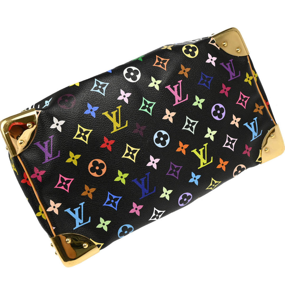 Louis Vuitton 2007 Black Monogram Multicolor Speedy 30 Louis Vuitton 2007 Black Monogram Multicolor Speedy 30