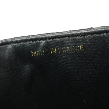 Chanel 1989-1991 Black Satin Mini Classic Square Flap Shoulder Bag 17