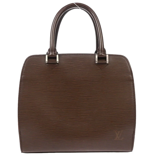 Louis Vuitton 2002 Brown Epi Pont Neuf Handbag M5205D