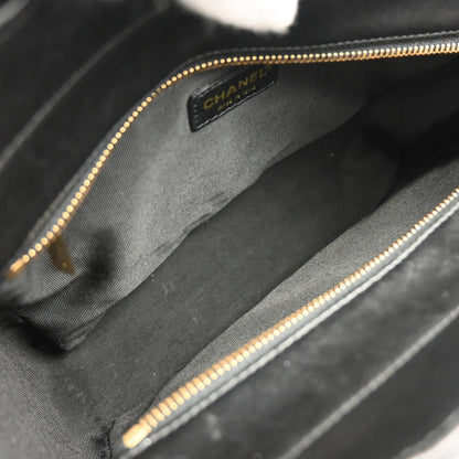 Chanel 2001-2003 Black Lambskin Choco Bar Handbag