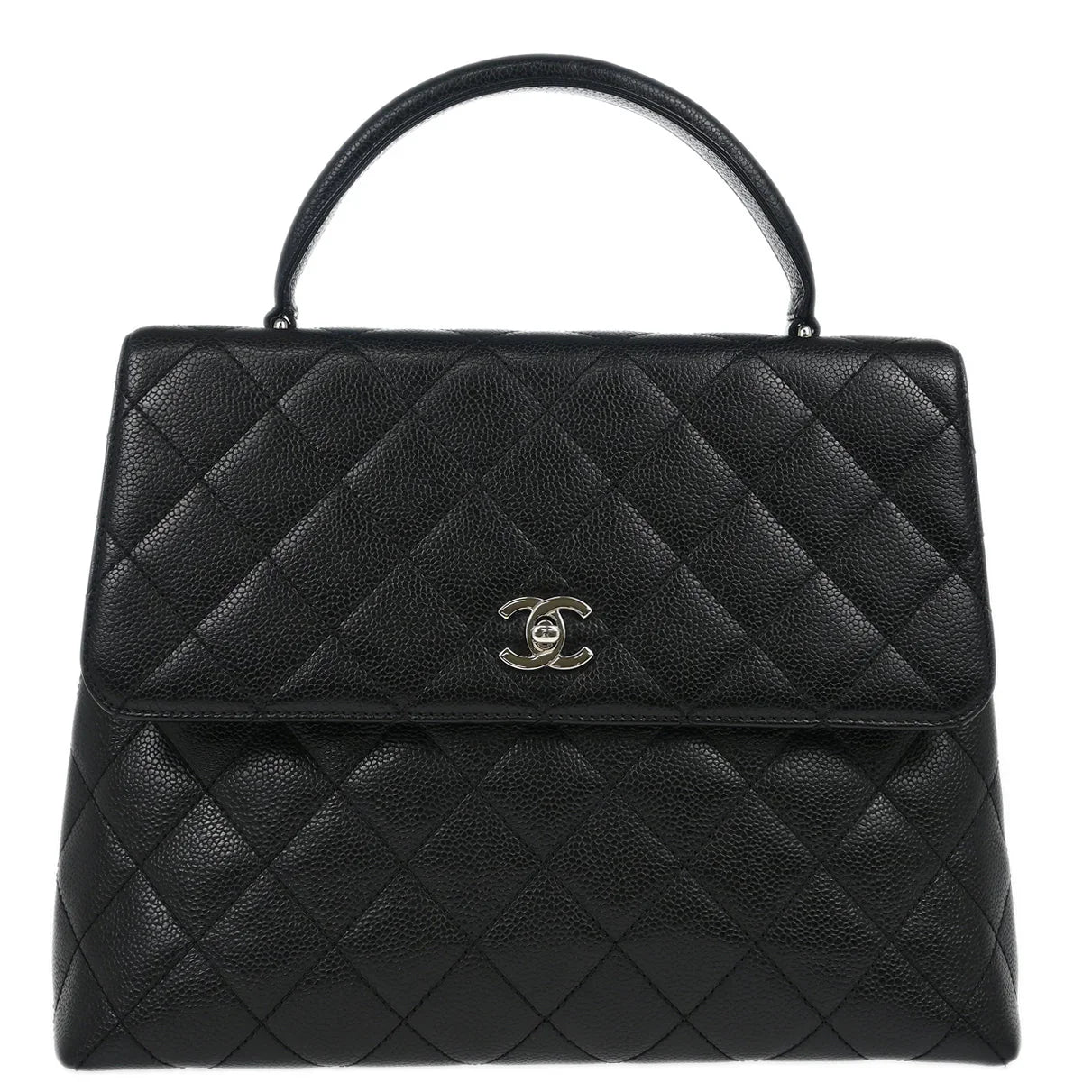 Chanel 2000-2001 Black Caviar Handbag