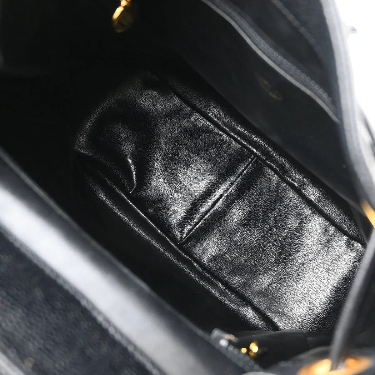 Chanel 2003-2004 Black Caviar Backpack