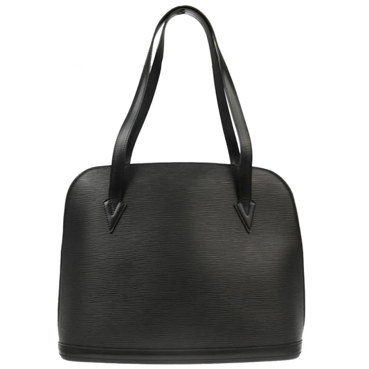 Louis Vuitton 2002 Black Epi Lussac Shoulder Bag M52282