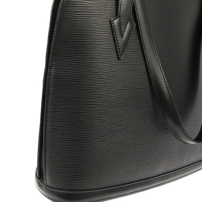 Louis Vuitton 2002 Black Epi Lussac Shoulder Bag M52282