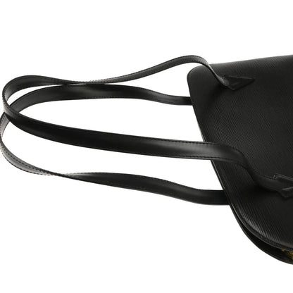 Louis Vuitton 2002 Black Epi Lussac Shoulder Bag M52282
