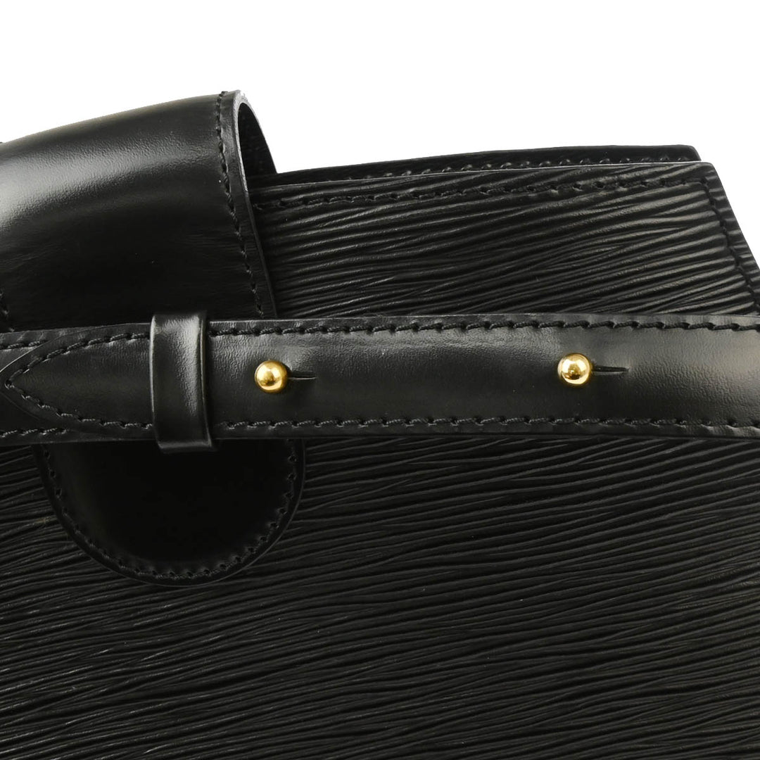 Louis Vuitton 1994 Black Epi Cluny Shoulder Bag M52252