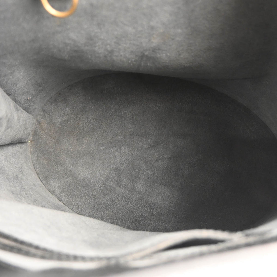 Louis Vuitton 1994 Black Epi Cluny Shoulder Bag M52252