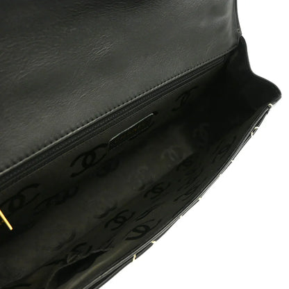 Chanel 2004-2005 Black Calfskin Wild Stitch Handbag