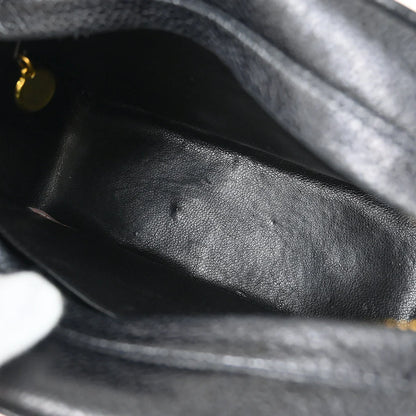 Chanel 1991-1994 Black Caviar Camera Bag Mini
