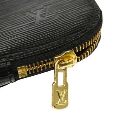 Louis Vuitton 1991 Black Epi Poche Documents 38 Business Bag M54492
