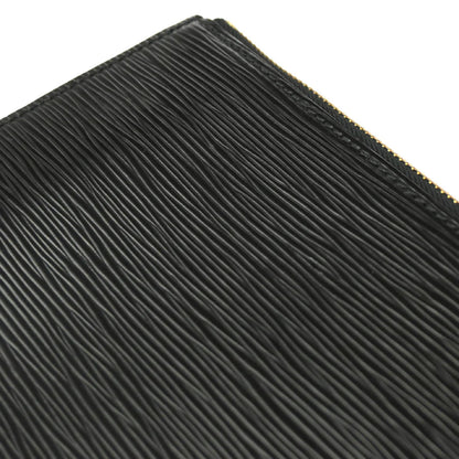 Louis Vuitton 1991 Black Epi Poche Documents 38 Business Bag M54492