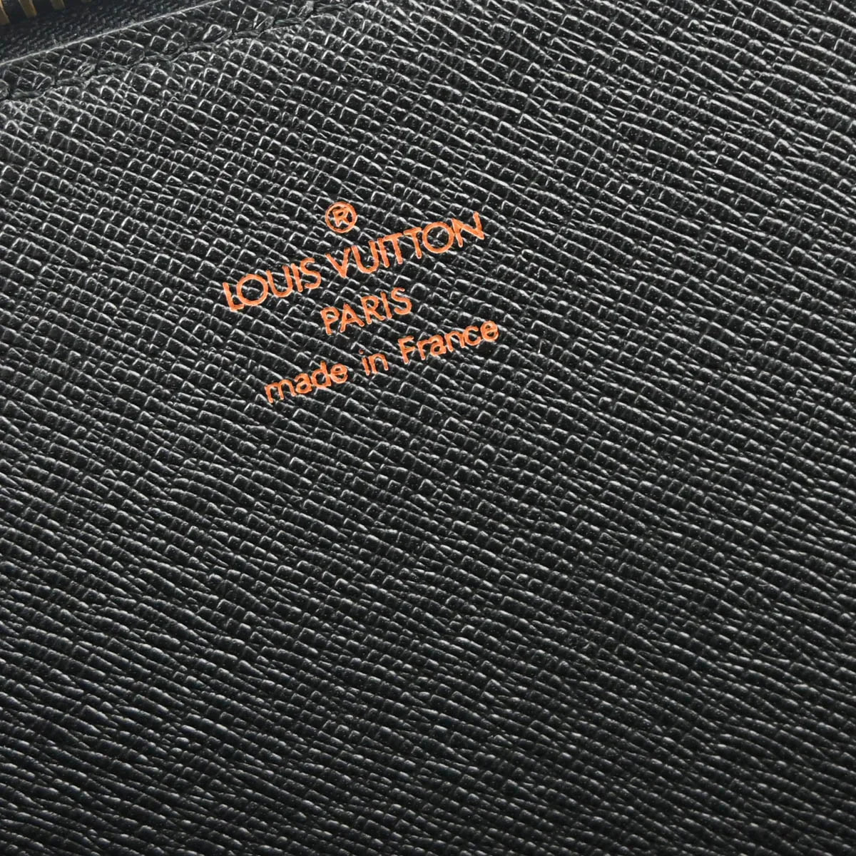 Louis Vuitton 1991 Black Epi Poche Documents 38 Business Bag M54492