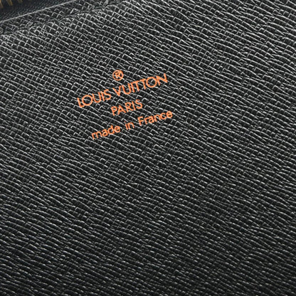 Louis Vuitton 1991 Black Epi Poche Documents 38 Business Bag M54492