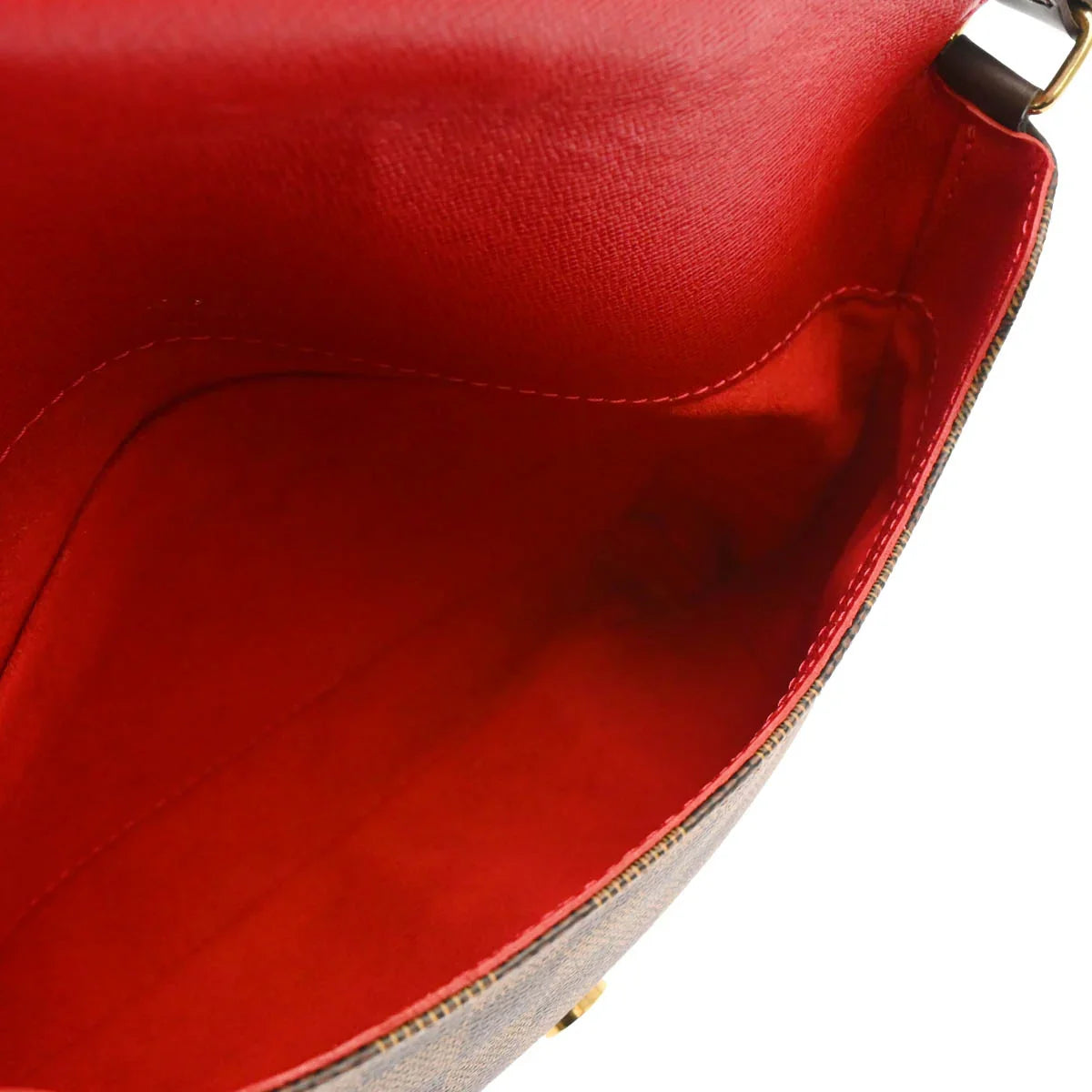 Louis Vuitton 2007 Damier Musette Tango Long Shoulder Bag N51301