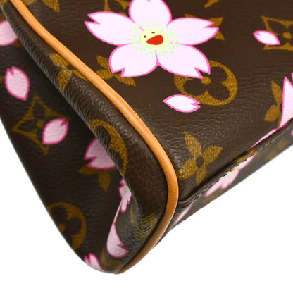 Louis Vuitton 2003 Monogram Cherry Blossom Sac Retro PM Handbag M92012
