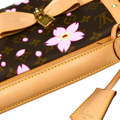 Louis Vuitton 2003 Monogram Cherry Blossom Sac Retro PM Handbag M92012