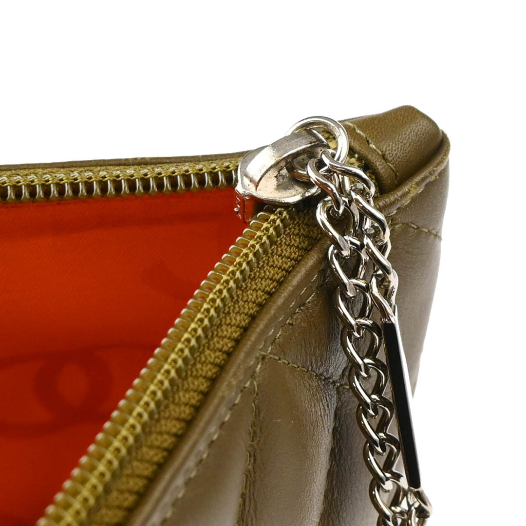 Chanel * 2004-2005 Khaki Calfskin Cambon Ligne Tote Handbag Chanel * 2004-2005 Khaki Calfskin Cambon Ligne Tote Handbag