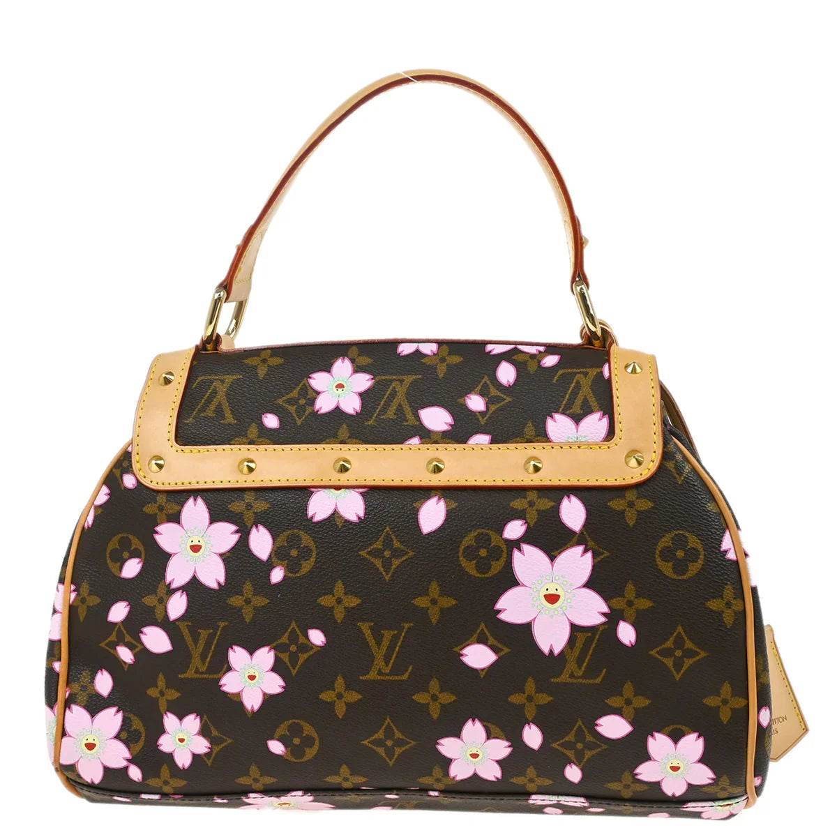 Louis Vuitton 2003 Monogram Cherry Blossom Sac Retro PM Handbag M92012