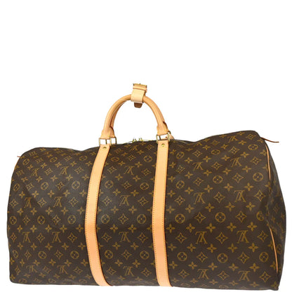 Louis Vuitton 2003 Monogram Keepall 60 Duffle Handbag M41422