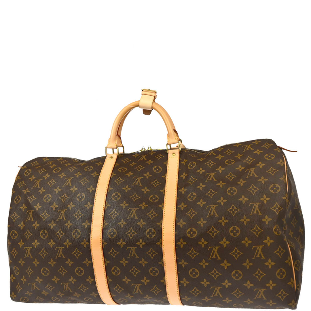 Louis Vuitton Monogram Keepall 60 Duffle Handbag M41422 Louis Vuitton Monogram Keepall 60 Duffle Handbag M41422