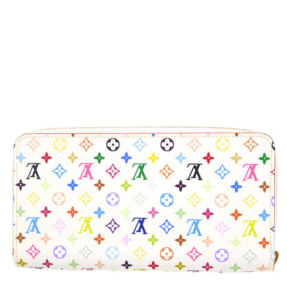 Louis Vuitton 2010 White Multicolor Zippy Wallet M60241