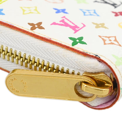 Louis Vuitton 2010 White Multicolor Zippy Wallet M60241