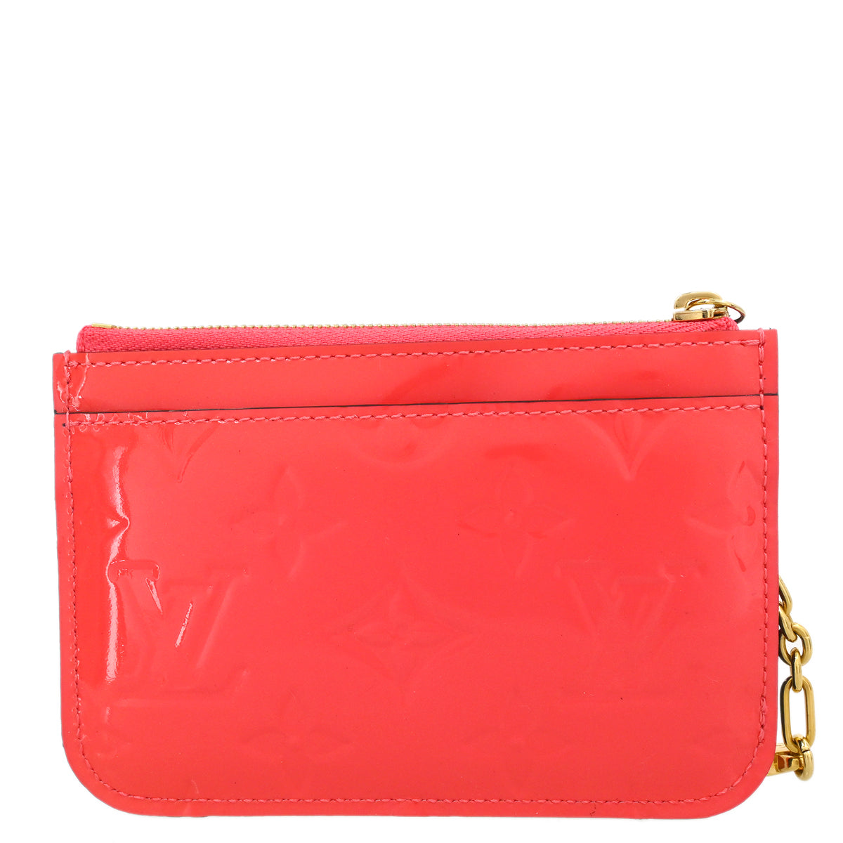 Louis Vuitton 2015 Pink Vernis Pochette Cles NM Coin Wallet M93204