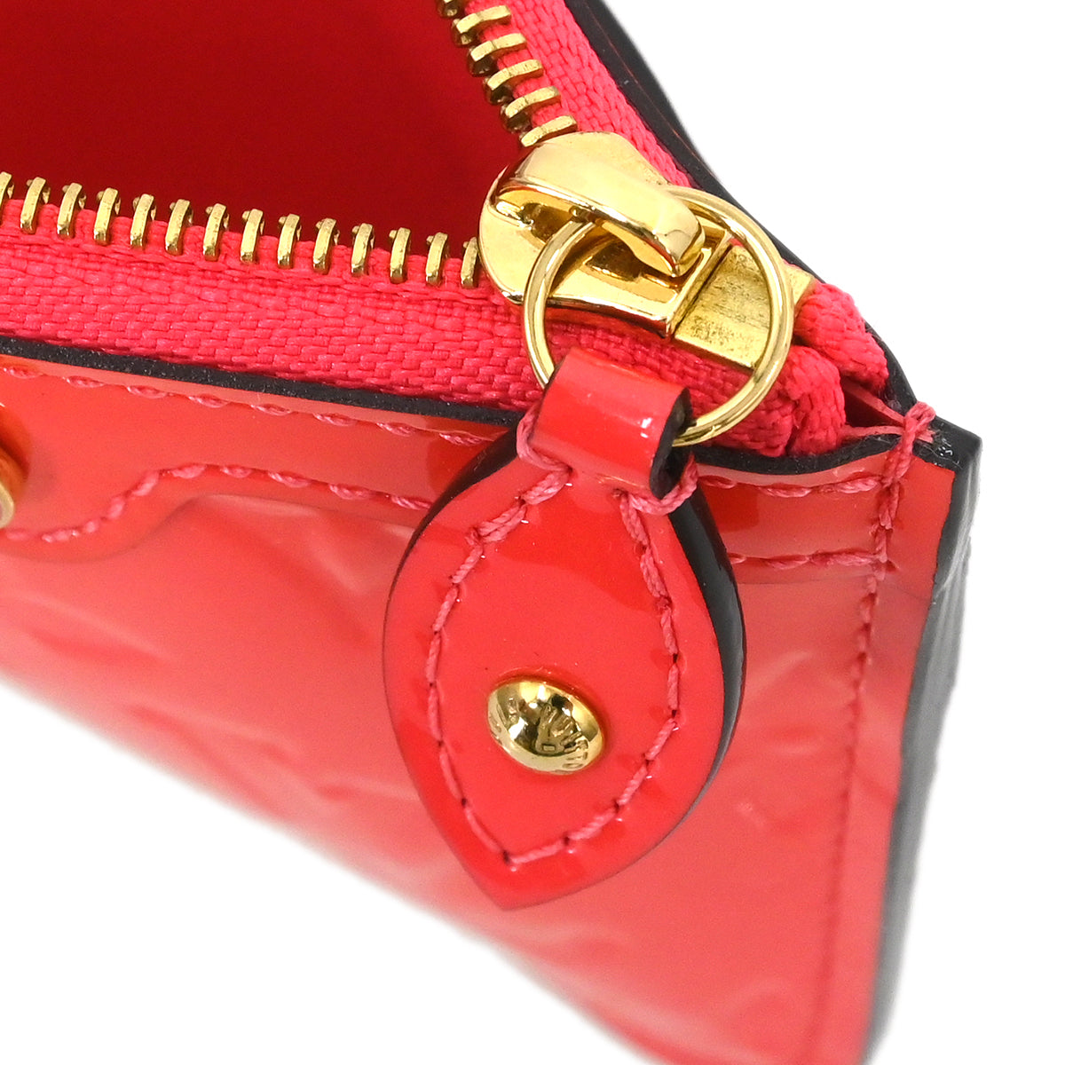 Louis Vuitton 2015 Pink Vernis Pochette Cles NM Coin Wallet M93204