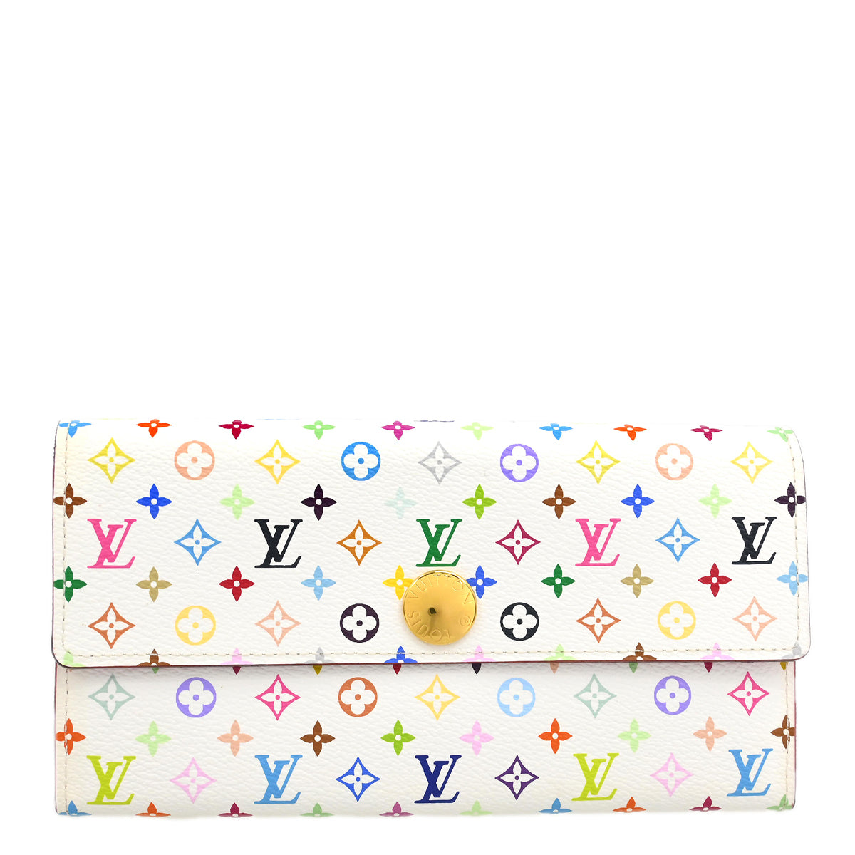 Louis Vuitton 2013 Multicolor Portefeuille Sarah Wallet M93744