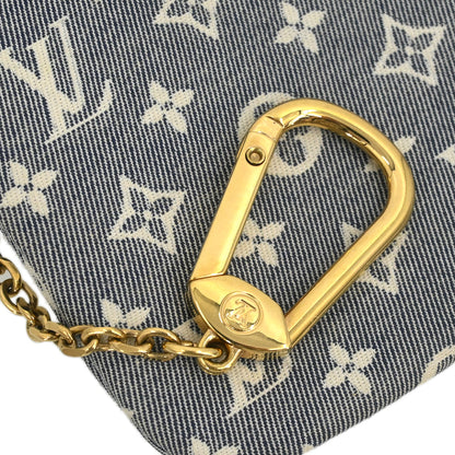 Louis Vuitton 2011 Navy Monogram Idylle Pochette Cles Coin Case M62995