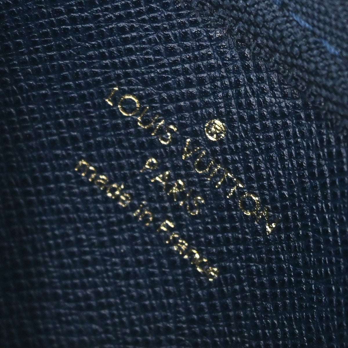 Louis Vuitton 2011 Navy Monogram Idylle Pochette Cles Coin Case M62995