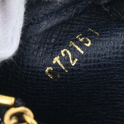 Louis Vuitton 2011 Navy Monogram Idylle Pochette Cles Coin Case M62995