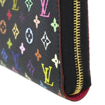 Louis Vuitton 2012 Black Multicolor Zippy Coin Purse Wallet M93740