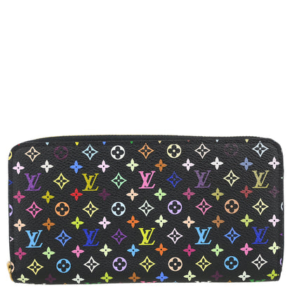 Louis Vuitton 2011 Black Multicolor Zippy Wallet M60243