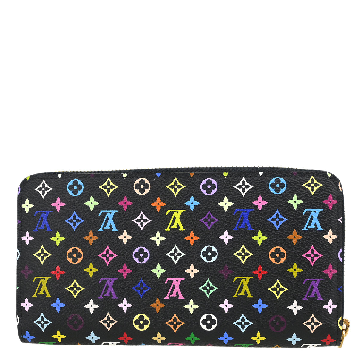 Louis Vuitton 2011 Black Multicolor Zippy Wallet M60243