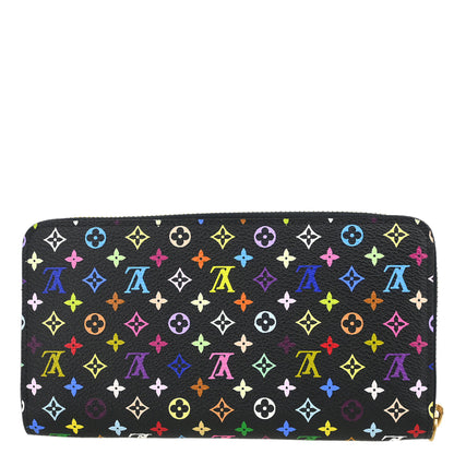 Louis Vuitton 2011 Black Multicolor Zippy Wallet M60243