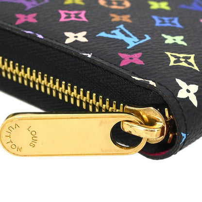 Louis Vuitton 2011 Black Multicolor Zippy Wallet M60243