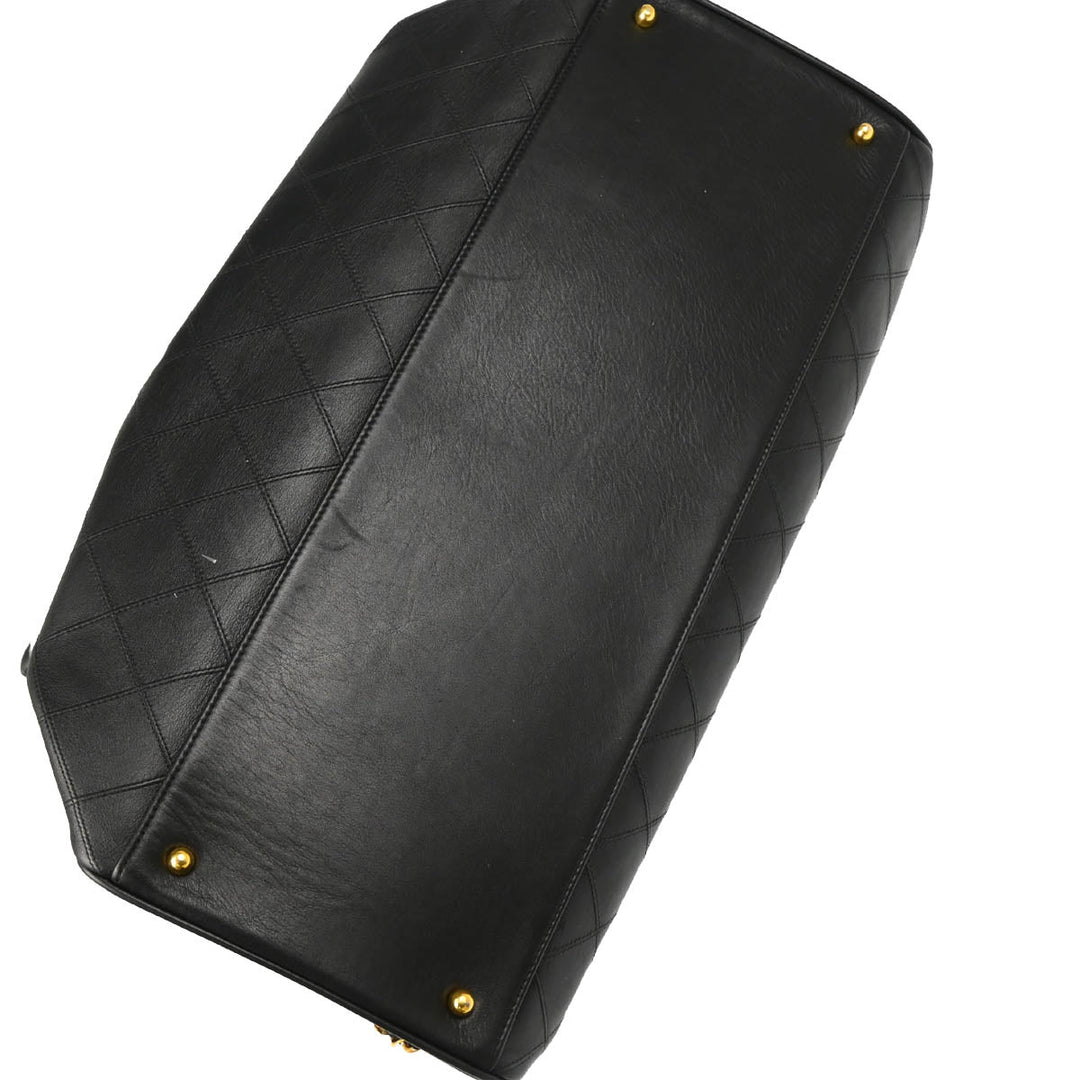 Chanel 1996-1997 Black Lambskin Bicolore Supermodel Shoulder Chanel 1996-1997 Black Lambskin Bicolore Supermodel Shoulder