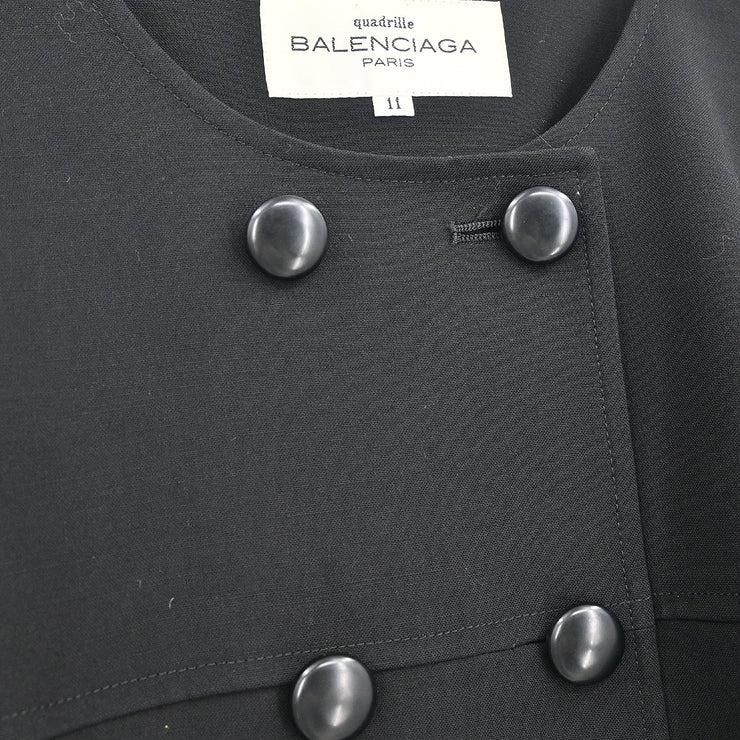 Balenciaga Setup Suit Jacket Dress Black #11
