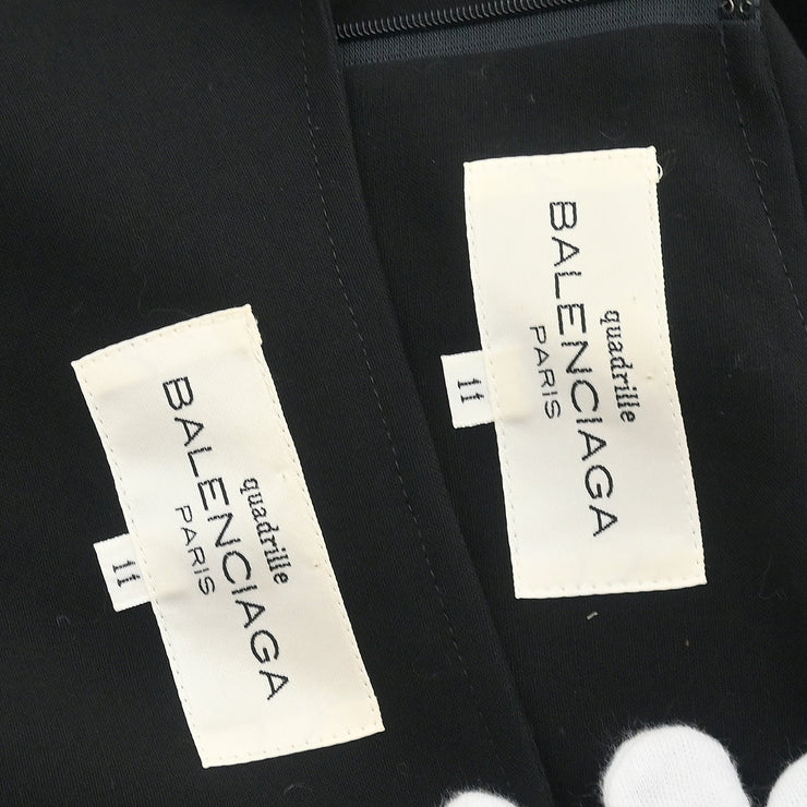Balenciaga Setup Suit Jacket Dress Black #11