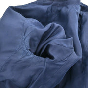 Chanel Setup Suit Jacket Skirt Navy P294 #38