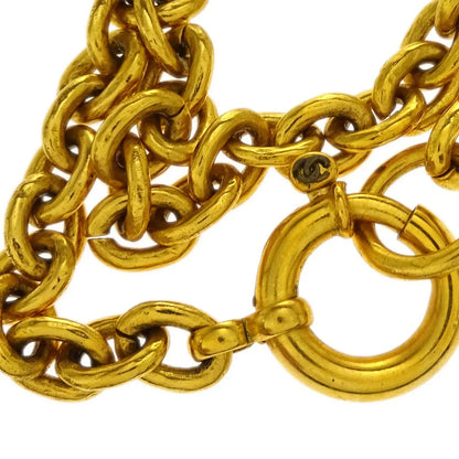 Chanel Chain Pendant Necklace Gold Gripoix 94A