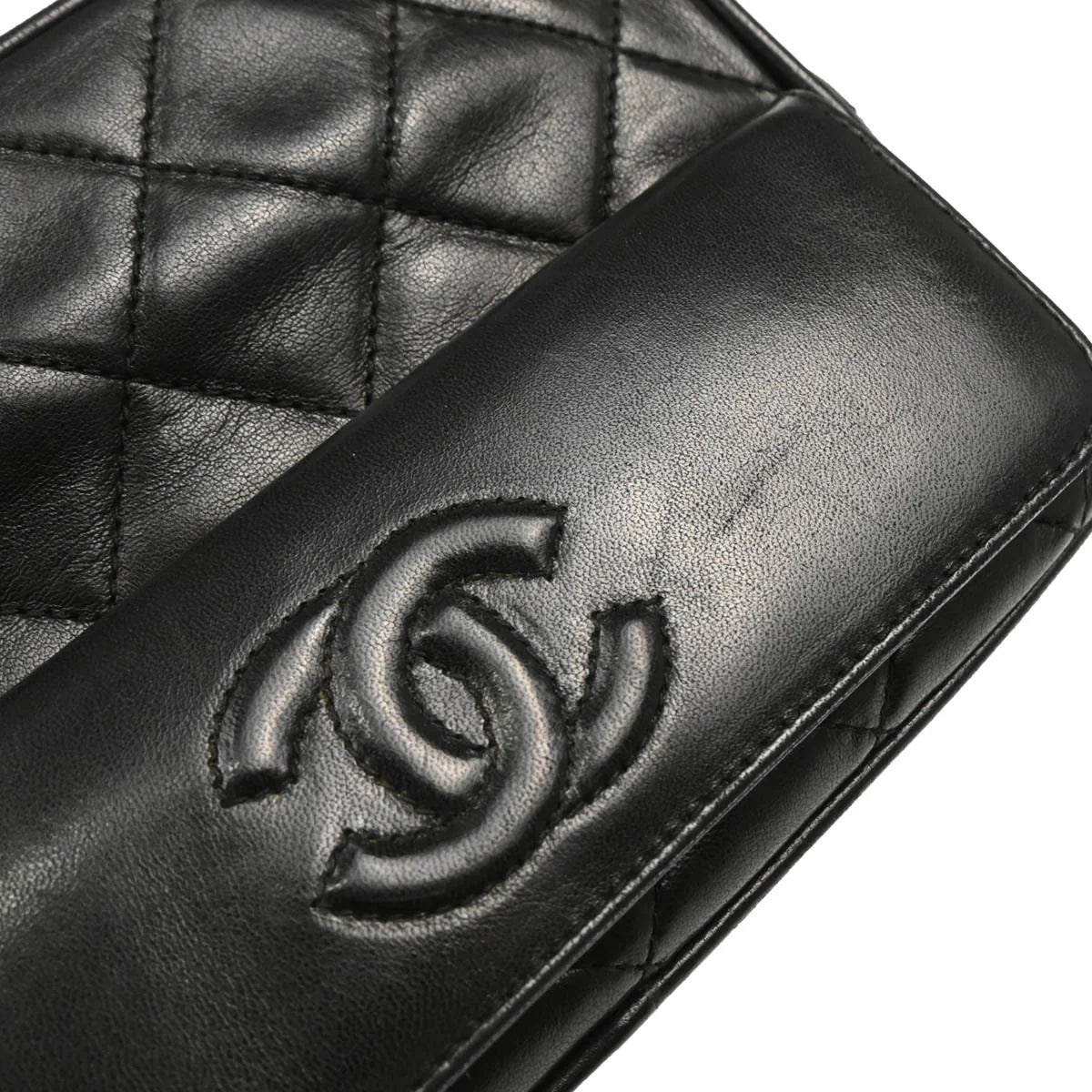 Chanel Black Lambskin Camera Bag Mini
