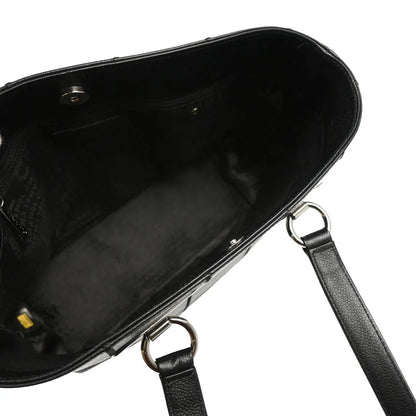 Chanel 2005-2006 Black Caviar Choco Bar Tote Bag