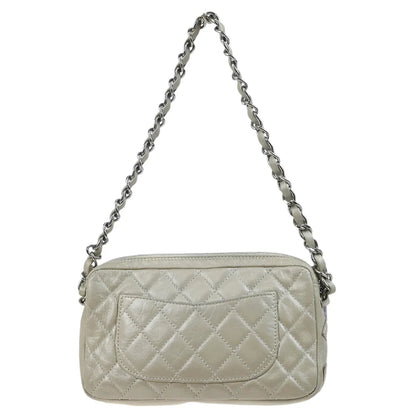 Chanel 2006-2008 Light Gray Calfskin Cambon Ligne Handbag